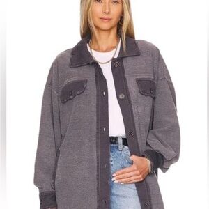 Free People Charcoal Ruby Jacket